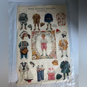 Antique Ladies Home Journal February 1918 Valentine Paper Doll